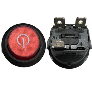 16A 250V không thấm nước on off push button chuyển 3pin Red LED chỉ số Durable vòng chuyển đổi cho Xe thuyền xe máy - Product Image 4