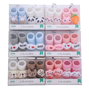 선물 상자에 대 한 신생아 아기 소년 면 양말 - Product Image 4