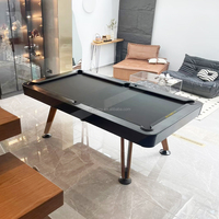 Table de billard commerciale et domestique haut de gamme, moderne, sur mesure, en ardoise, 3-en-1, 7, 8 et 9 pieds, pour billard américain (8 boules) - Vente en gros usine
