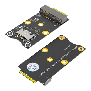 Mini PCIE M2 NGFF anahtar A + E adaptörü SIM SIM kart yuvası WiFi/Stock/LTE modülü Mini kablosuz ağ kartı stokta - Product Image 6