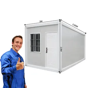 Quick Assembling 20ft Prefabricated Foldable Container Houses Container Room For Office