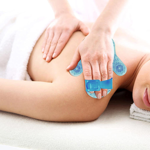 Gants de massage musculaire des tissus profonds en forme de paume à 9 billes personnalisés Rouleau de massage de la <span class=keywords><strong>cellulite</strong></span> corporelle pour le ventre - Product Image 2