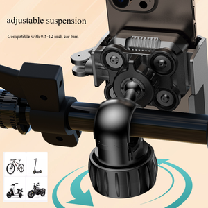 Supporto universale Anti-vibrazione per esterni per bici e moto per telefono per cellulari - Product Image 2