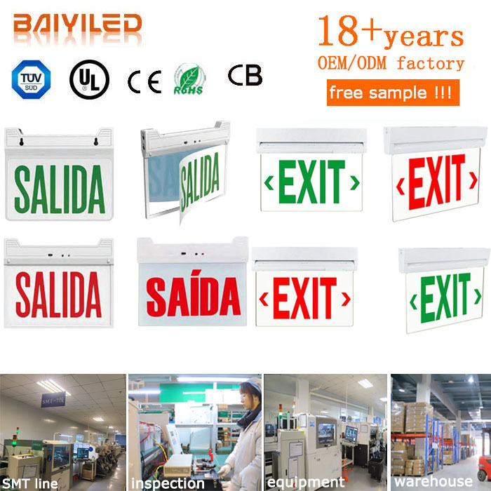 Exit Sign Emergency Exit Lights with