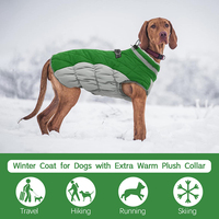 Veste à capuche imperméable pour chien Vêtements d'hiver Pyjamas Outfit avec motif imprimé Manteau pull vierge pour chiens