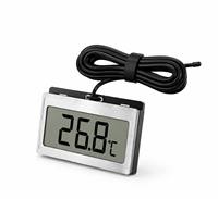 Thermomètre numérique miniature compatible ZenMeasure TPM-10 avec sonde filaire de 50 cm pour stockage pharmaceutique