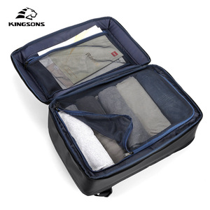 Kingsons Sports Duffle Bag <b>Black</b> Multiple Compartments Men's Outdoor Travel <b>Backpack</b> <b>Waterproof</b> Daypack - Product Image 1