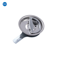 Poignée en alliage de zinc en acier inoxydable 201 304 316, accessoires de porte de coffre à enrouleur de tuyau pour porte coupe-feu