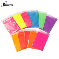 Fournisseur chinois de poudre néon pour la couleur des ongles, teinture fluorescente en résine, pigment pour la fabrication de bougies en cire, de savon, d'artisanat en résine
