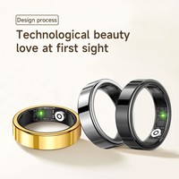 Bague connectée multifonctionnelle la plus vendue avec caméra, 6,8 mm, fréquence cardiaque, oxygène sanguin, suivi du sommeil, santé, Bluetooth