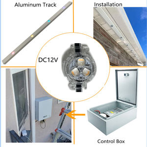 Умная декоративная уличная подсветка Twinklight 12В RGBW, водонепроницаемая, для рождественского и праздничного оформления, точечный светодиодный пиксельный светильник - Product Image 2