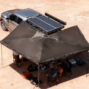 4X4 Offroad Retractable Folding Camper Self-Driving Tour Outdoor Camping LED Light Car <strong>Awning</strong> Tent - Product Image 6