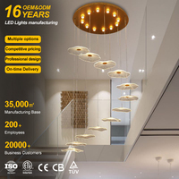 Plafonnier Led suspendu en acrylique et forme spirale, design moderne, éclairage d'intérieur, luminaire décoratif de plafond, idéal pour des escaliers