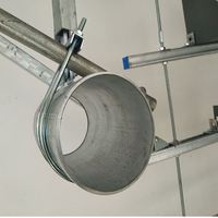 Attache de renforcement rapide UL FM UTT13, raccord de tuyauterie sismique en acier au carbone électrogalvanisé pour système d'incendie à gicleurs