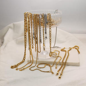 Venta al por mayor no deslustre impermeable 18K chapado en oro 2,5mm 3mm 4mm trenzado grueso cuerda cadena collar cadena hombres - Product Image 6