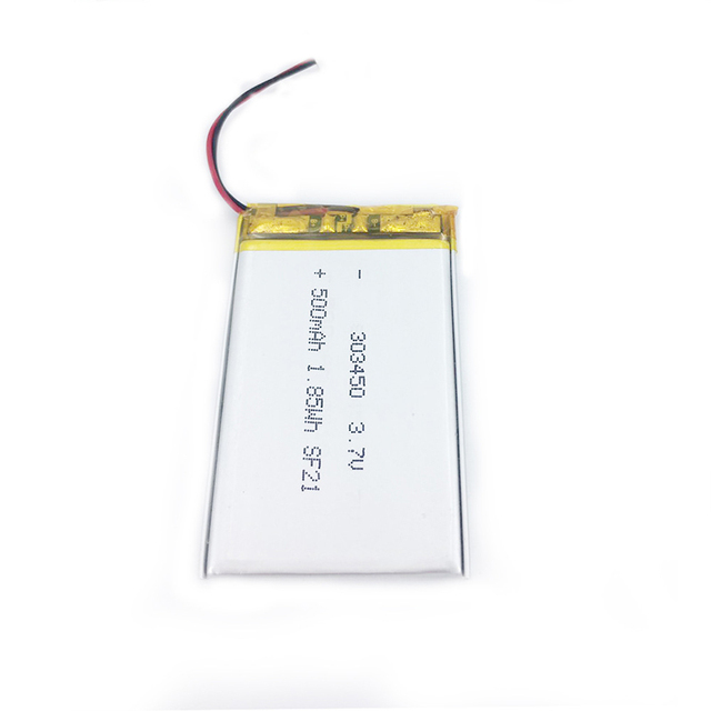 High Quality Rechargeable 3.7v 500mAh 1.85wh Mini Lipo Battery Li-ion Li-polymer 3mm Thickness Mini Pouch Lithium Ion Batteries