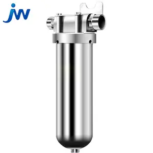 High quality 10 '' 20'' 30'' inch brass sediment Whole house large flow main pipeline Stainless steel pre-filter housing