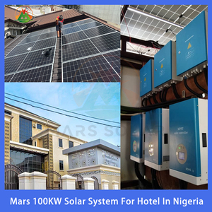 Sistema Híbrido de Energía Solar Residencial para Tiendas, Sistema de Energía Solar Fuera de la Red de 30Kw 50Kw 100KW para Uso Comercial MS Indus - Product Image 3
