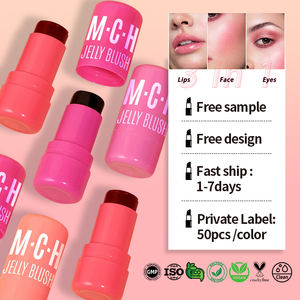 プライベートラベルビーガン持続防水卸売冷却水リップチークピンクバームグロスゼリーティントステインブラッシュスティック - Product Image 1