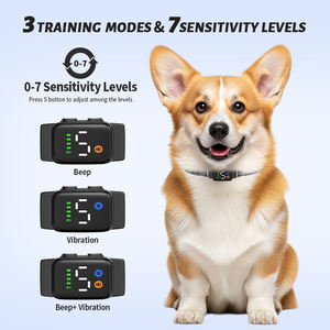 <span class=keywords><strong>Collar</strong></span> de Control de Ladridos para Perros Sin Descargas, Pantalla LED, Carga Magnética, <span class=keywords><strong>Collar</strong></span> Antiladridos con Vibración para Mascotas, Cachorros y Perros - Product Image 4