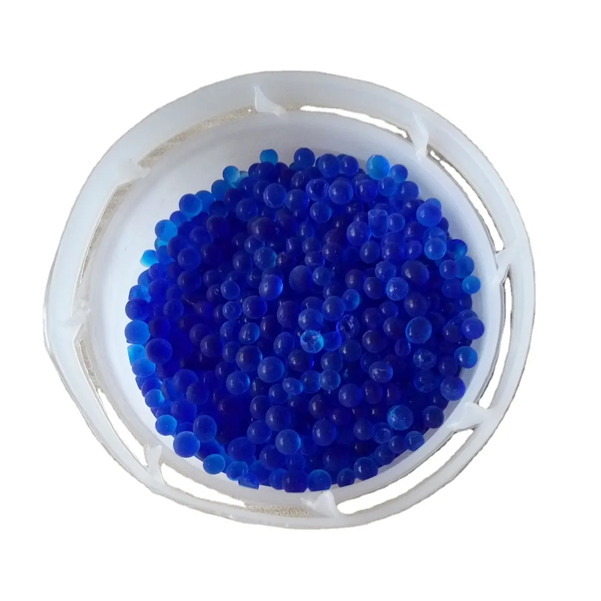 Renk değişimi gösteren silika jel mavi boncuk