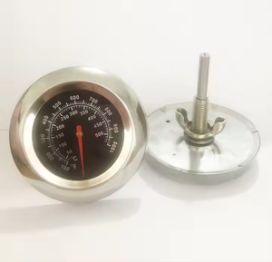 Quay số Thép không gỉ lưỡng kim <span class=keywords><strong>Analog</strong></span> 1000F / 500C độ nhiệt độ cao BBQ nướng Nhiệt kế cho người hút thuốc - Product Image 2