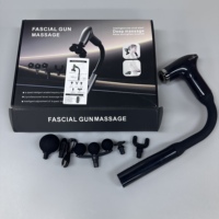 Tête de crochet en U ergonomique rotative professionnelle à 360 ° Massage de Fascia tête de crochet en U pistolet de Massage de Fascia masseur de dos en forme de U