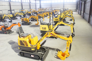送料無料小型掘削機1トンミニ掘削機マイクロ掘削機1000kgガーデン果樹園用 - Product Image 3