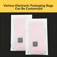 Sac auto-adhésif mat en polyéthylène pour ceinture chauffante, emballage électronique, résistant à l'humidité, logo personnalisé, directement de l'usine