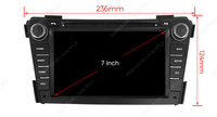 Autoradio MEKEDE avec écran CarPlay intégré, plusieurs systèmes d'interface utilisateur, navigation GPS pour Hyundai I40 7 pouces 2011-2016