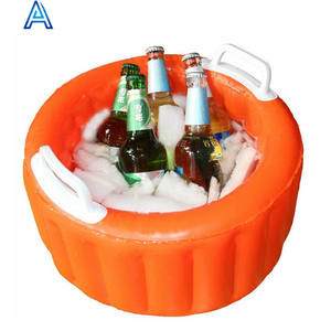 Pas cher de haute qualité personnaliser la conception vinyle PVC air soufflé gonflable bière refroidisseur fête boissons refroidisseur pour cola alimentaire refroidisseur compote - Product Image 1