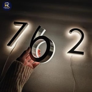 Numeri Civici <span class=keywords><strong>LED</strong></span> Personalizzati in Offerta Speciale con Trasformatore e Telecomando per Edifici, Uffici, <span class=keywords><strong>Aziende</strong></span> - <span class=keywords><strong>Illuminazione</strong></span> Pubblicitaria - Product Image 1