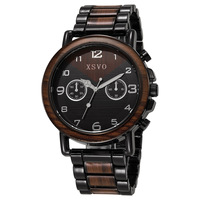 Montre à quartz écologique pour homme avec mouvement à perles, cadran rond de 30 mm, boîtier en alliage de zinc, affichage à aiguilles, bracelet en alliage