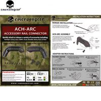 Rails latéraux tactiques ACH ARCs pour casque MICH 2000
