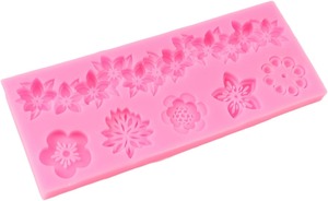 Moldes de Silicona con Encaje Floral para Fondant, Molde de Relieve de Espirales y Ondas, Decoración de Pasteles, Adorno para Cupcakes, Chocolate, Arcilla Polimérica, Pasta de Goma - Product Image 5