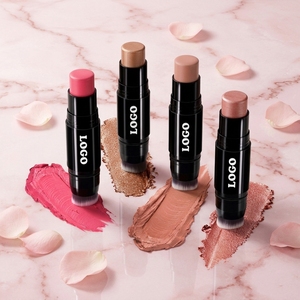Barra de Maquillaje Multifuncional al por Mayor con Logotipo Personalizado, <span class=keywords><strong>Colorete</strong></span> en Crema, Iluminador, Contorno, Larga Duración, Resistente al Agua - Product Image 1