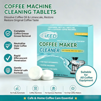 Tablettes effervescentes détartrantes pour machines à café commerciales, tablettes de nettoyage pour machines à café hautement concentrées