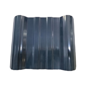 Fábrica forma de onda 1050mm tejas españolas corrugado UPVC hojas de techo Color estable ASA Teja De PVC Casa de resina sintética - Product Image 3
