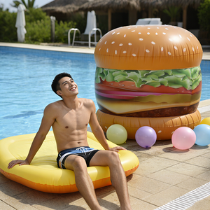 Jouet <span class=keywords><strong>de</strong></span> piscine <span class=keywords><strong>gonflable</strong></span>, jeu d'eau pour l'été, hamburger, spray, - Product Image 3