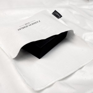 Custom Cotton Bag Cosmetic Cloth Jewelry <b>Gift</b> Packaging Bag <b>Envelope</b> Cotton Bag - Product Image 4
