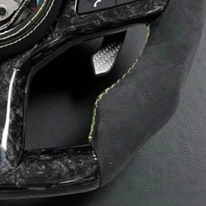 Volant en fibre de carbone forgé pour BMW, volant Akcantara pour G20 G38 Série 5 X3 X5 X6 Style sportif Style <span class=keywords><strong>F1</strong></span> - Product Image 6