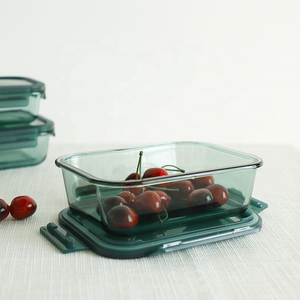 Thủy tinh kín thực phẩm lưu trữ <span class=keywords><strong>container</strong></span> với nắp BPA miễn phí bữa ăn chuẩn bị ngăn cho sự tươi mát bảo quản - Product Image 1