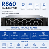 Servidor en Rack R860 4U con Procesador Intel Xeon Scalable para IA Empresarial, Bases de Datos y Virtualización
