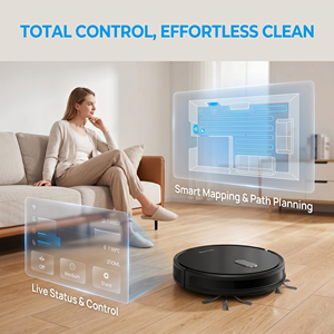 PS1 Robot Vacuum Cleaner 15000Pa Suction Gyro Smart Mapping Tuya APP 3in1 Sweep <b>Mop</b> Robotic Cleaner For Pet Hair - Product Image 6