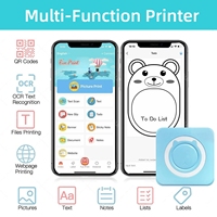NOUVELLE Imprimante Thermique Portable Mini C15, Contrôlée par Application, Imprimantes Mini Sans Fil, Imprimante de Notes pour le Bureau, l'École, la Création d'Étiquettes, Impression pour Enfants