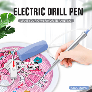 Stylo électrique USB fait main pour strass, kit d'outils de peinture diamant multi-têtes, outil de perçage pour art diamant 5D, bricolage artistique et artisanat - Product Image 1