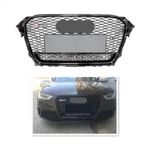 Calandre avant pour Audi A4 B8.5, accessoires automobiles, Grille de pare-choc avant RS4 en nid d'abeille, 2013 — 2016