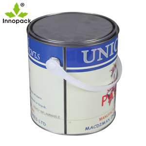 1 L 2 L 3 L 4 L Bidon en acier étamé avec revêtement métallique de 1 gallon - Product Image 5
