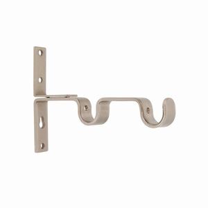 LINEA FERRO DECO - Supporto da Parete in Cromo Satinato Doppio - Product Image 1