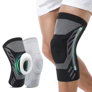 อุปกรณ์ป้องกันเข่าสำหรับเล่นกีฬา ฟิตเนสระดับมืออาชีพ ป้องกันการกระแทก น้ำหนักเบา บาง พร้อมสปริงเสริมข้อต่อ - Product Image 5